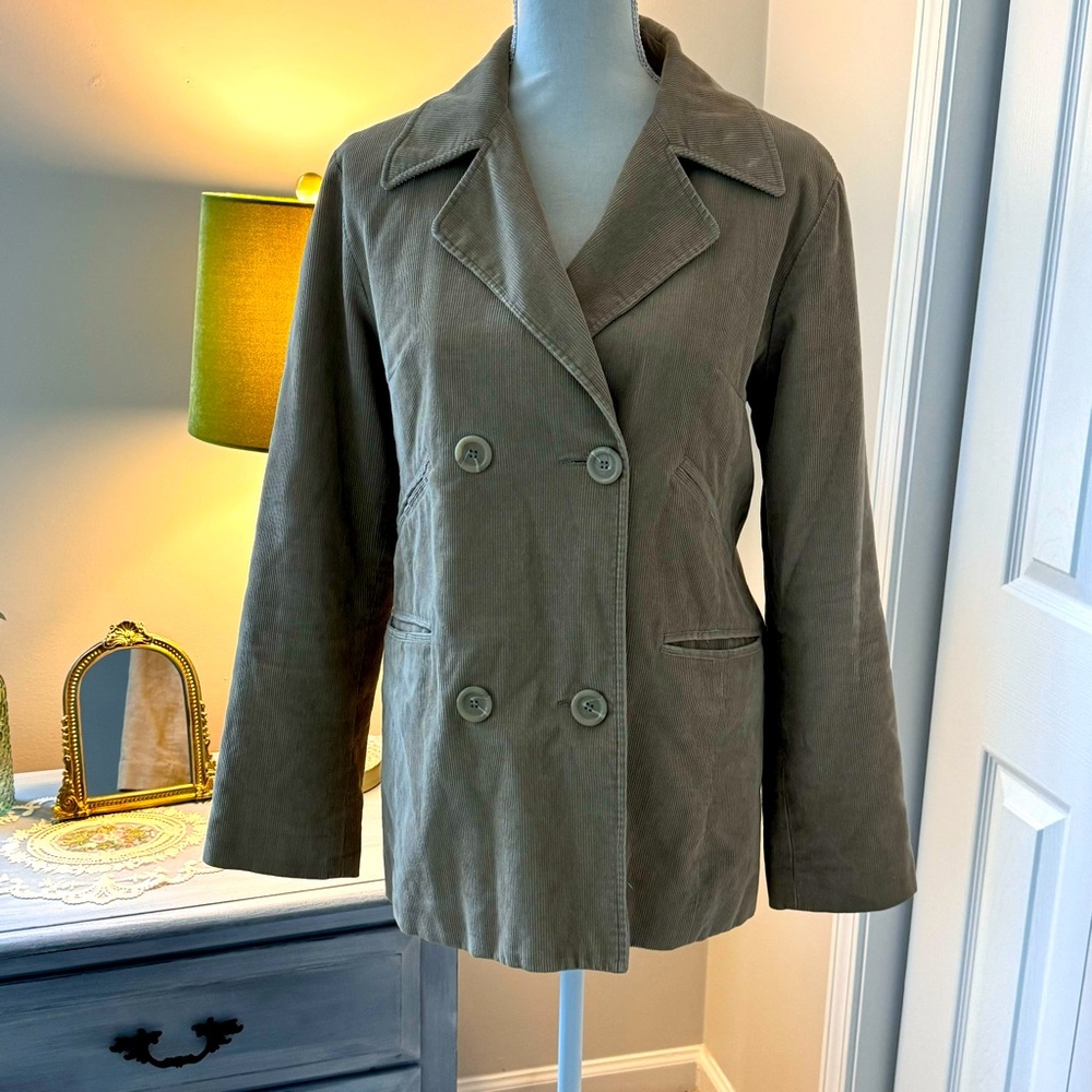 Mudd vintage Corduroy Women’s / Juniors jacket size M sand color Y2K